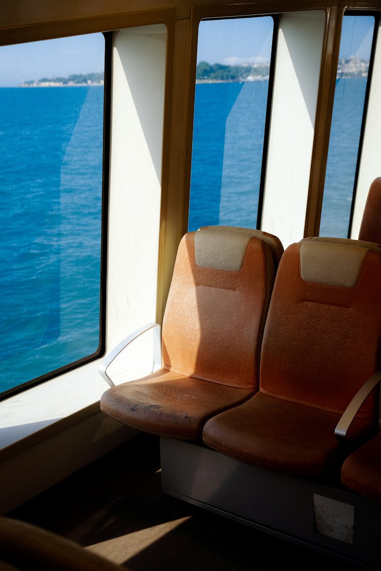 Chairs On Ship On Water