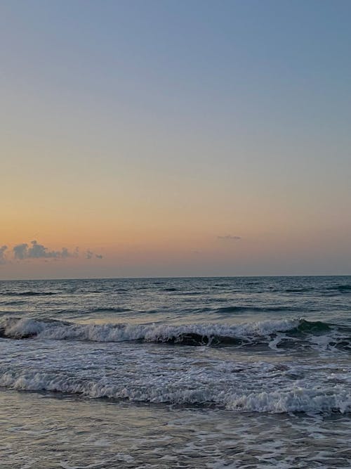 Waves Crashing on a Shore