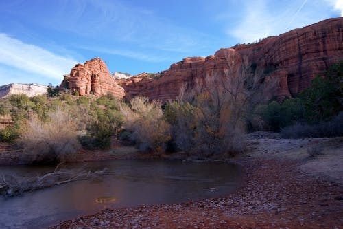 Photos gratuites de cailloux, canyon, ciel bleu