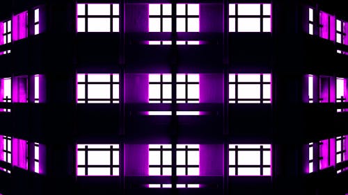 Free Future City Neon Background Building Stock Photo