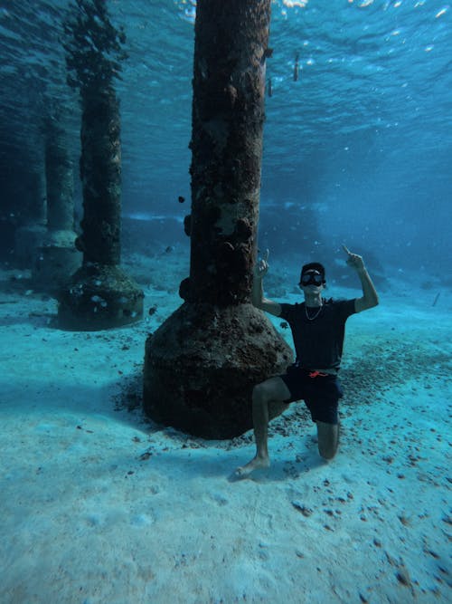 Foto stok gratis air, dasar laut, di bawah air