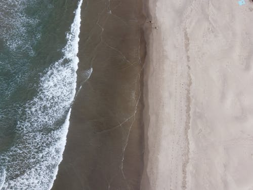 Bird's-Eye View Photograph of a Seashore