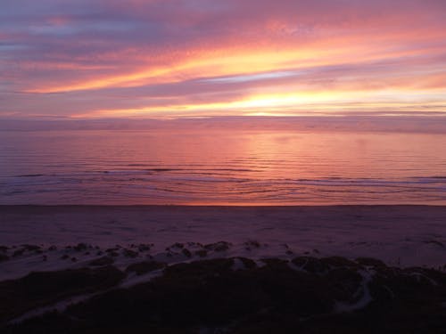 Gratuit Photos gratuites de bord de mer, ciel, coucher de soleil Photos