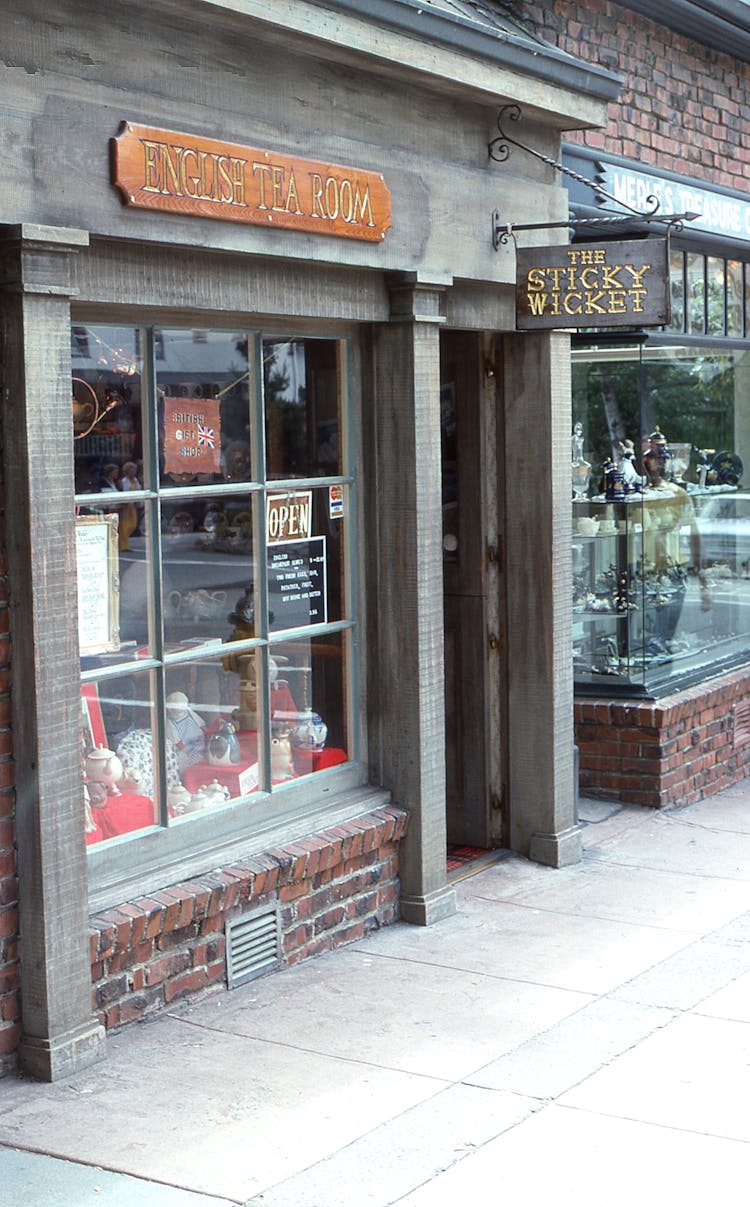 A Signage Near A Storefront