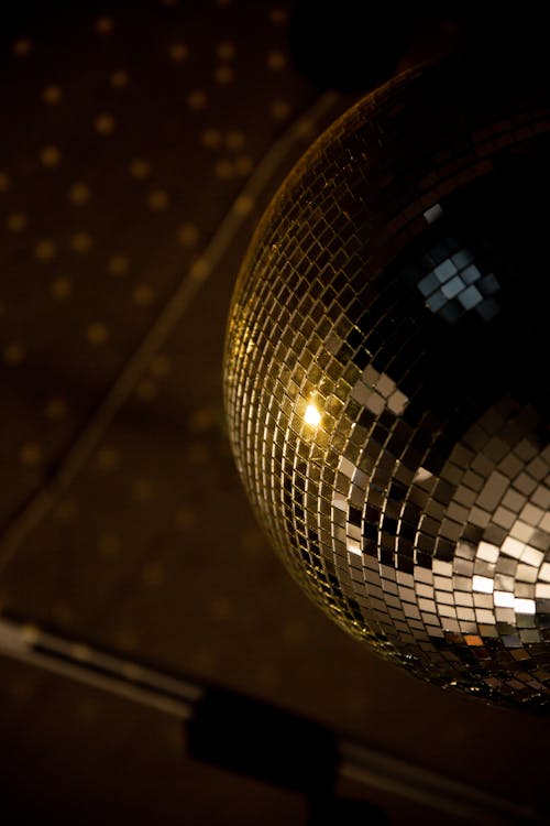 Close-Up Photo of a Disco Ball