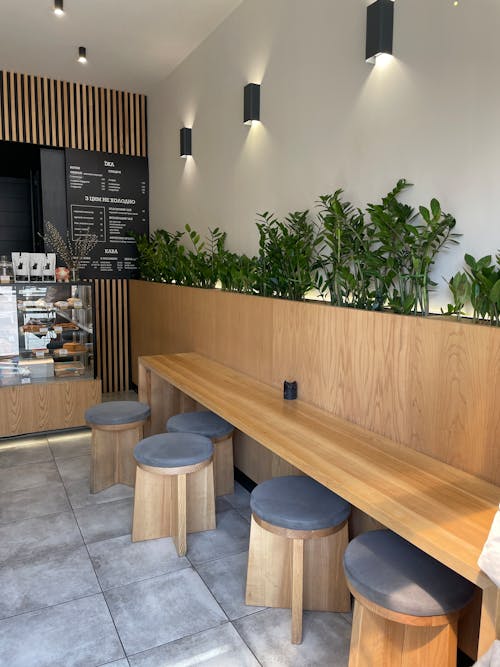 Free Modern minimalism cafe coffee interior  Stock Photo