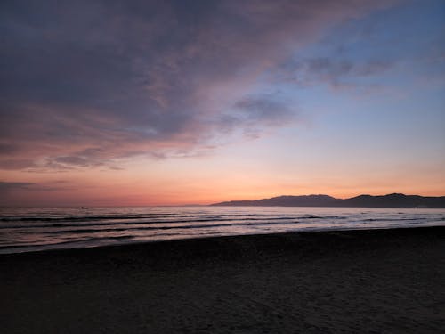 Photo of a Beach during Sunset