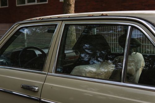 Free Close-up view of a vintage car parked outdoors in Gescher, NRW, Germany. Stock Photo
