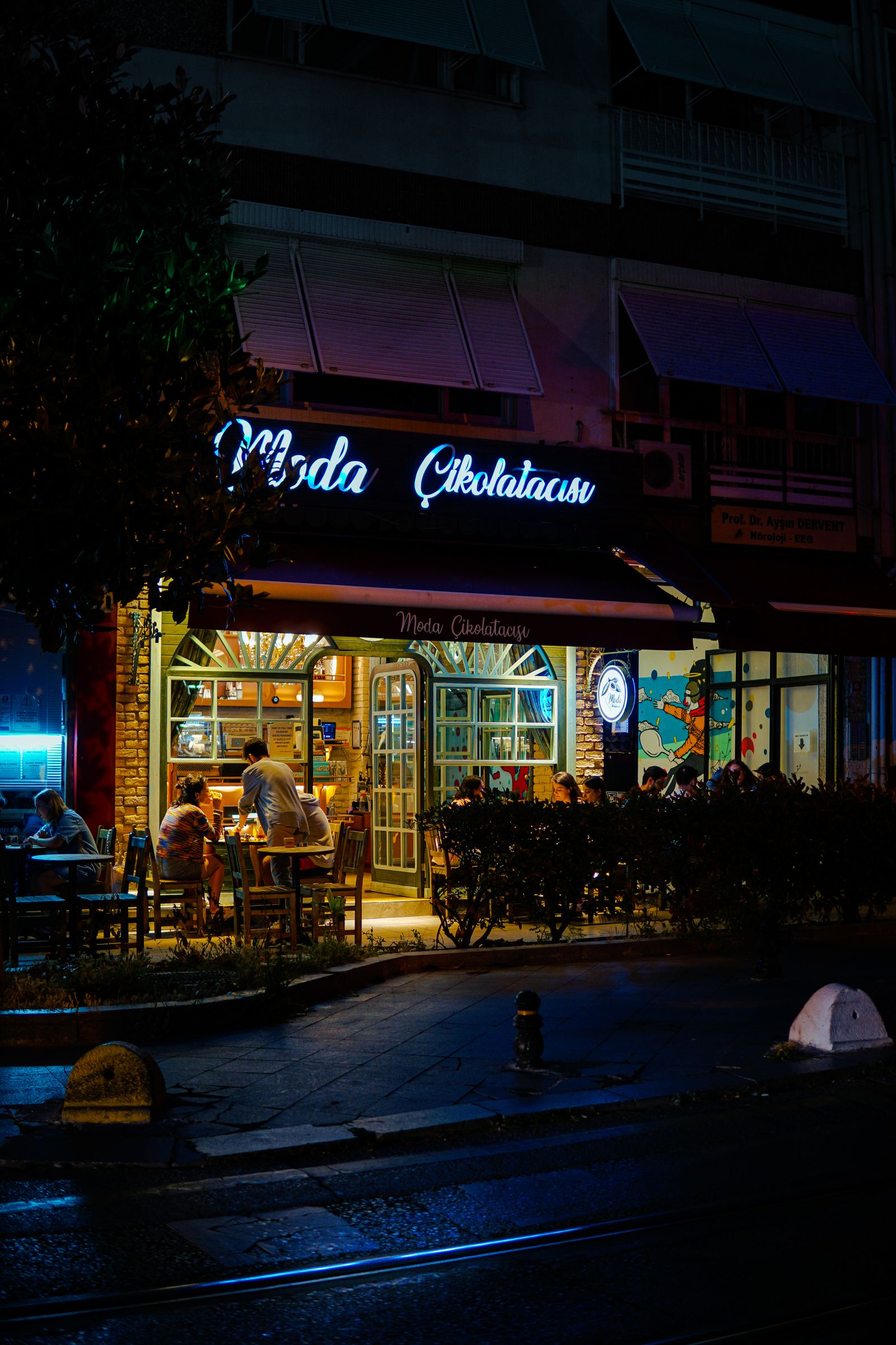 Cafe at night