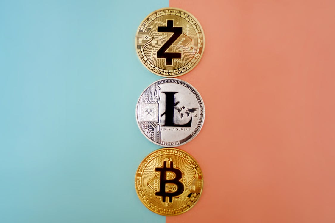 Δωρεάν στοκ φωτογραφιών με background, bitcoin, litecoin