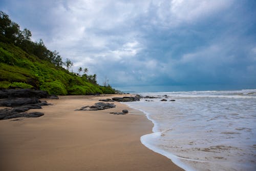 คลังภาพถ่ายฟรี ของ ชายทะเล, ชายหาด, ทะเล