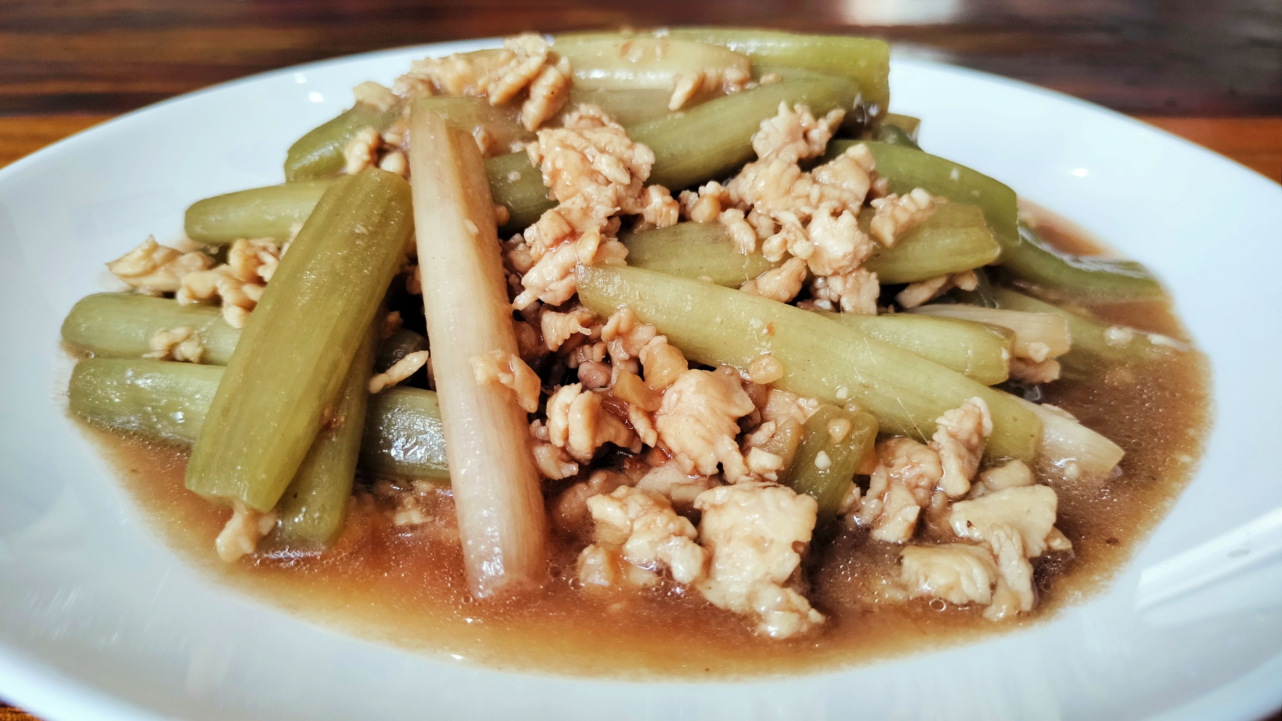 Honey-Glazed Kung Pao with Charred Lemon