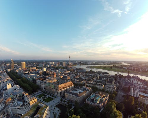 Aerial Shot of City