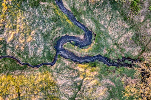 天性, 河, 無人空拍機 的 免费素材图片