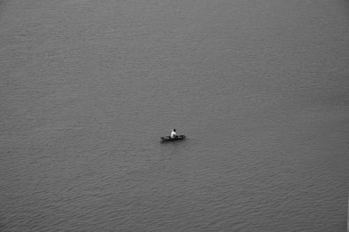 Бесплатное стоковое фото с Аэрофотосъемка, водный транспорт, лодка