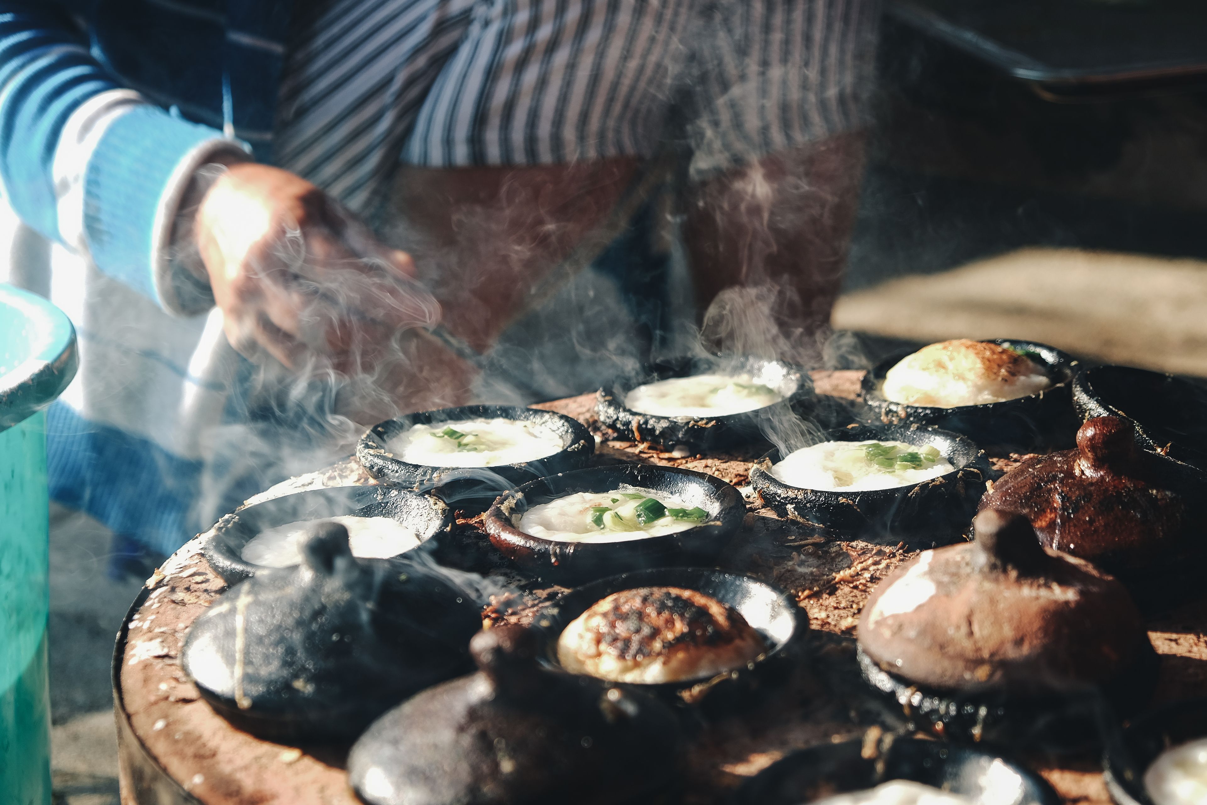 Osogbo food market stall