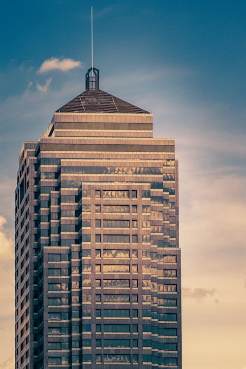 Transbay Tower Under Blue Sky