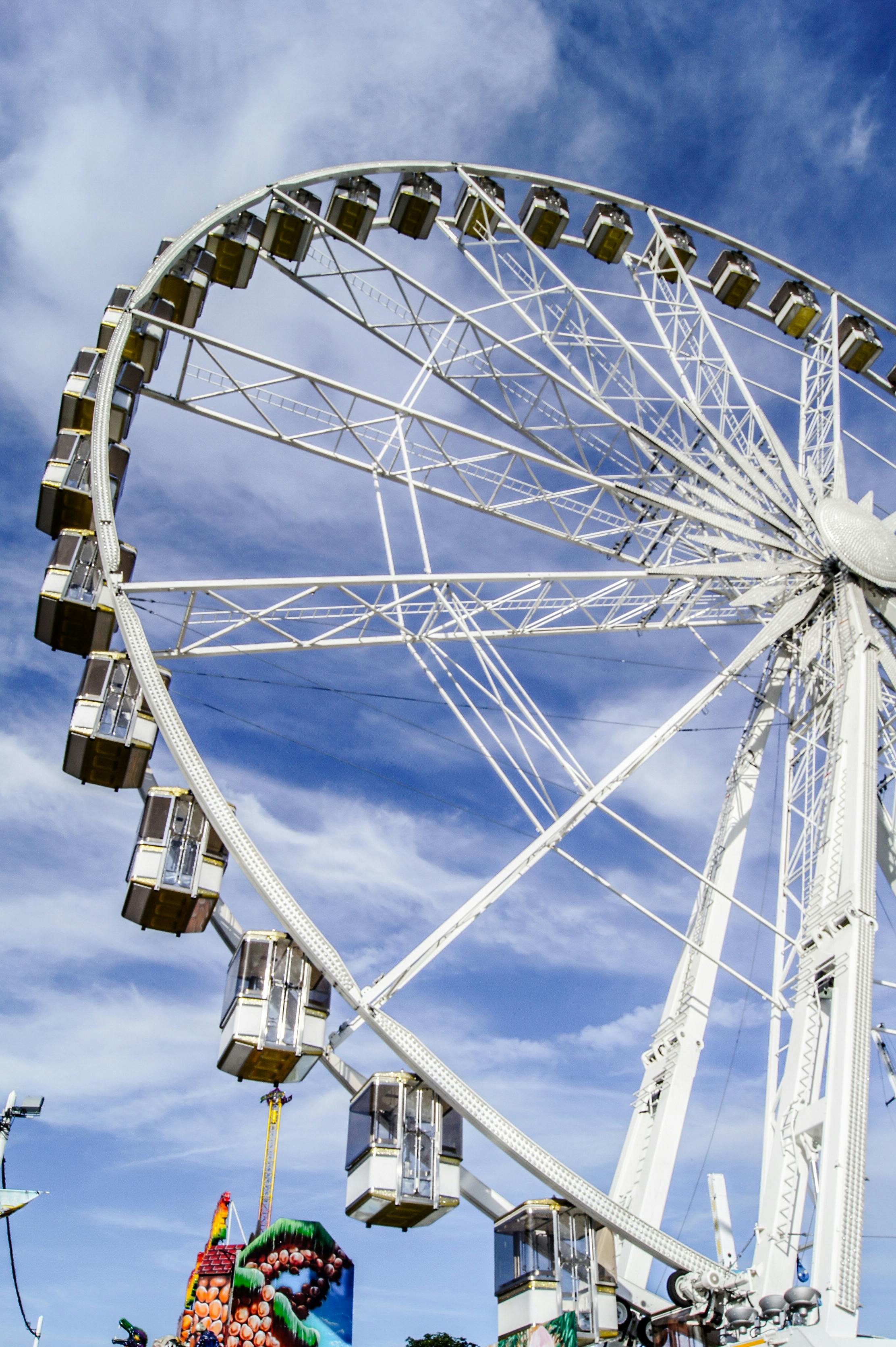Free stock photo of big wheel, ferris wheel, giant wheel