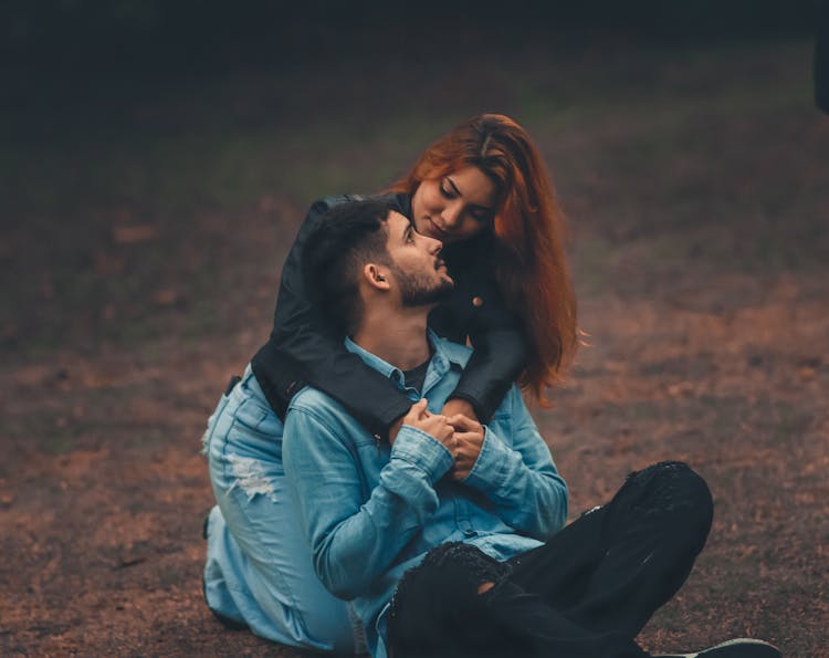 Young Couple Embracing