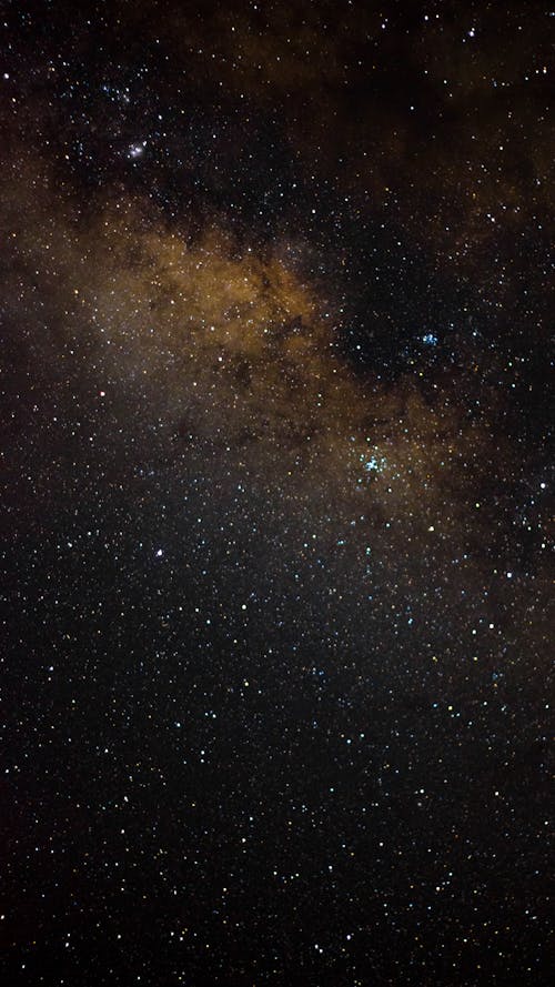 Free Milky Way Galaxy in a Starry Night Sky Stock Photo