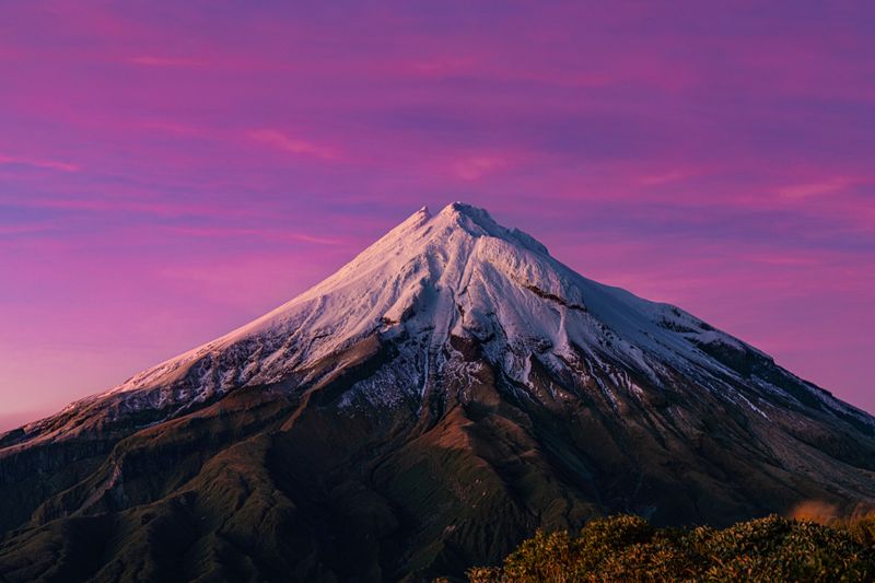 Mount Taranaki · 塔拉纳基火山
