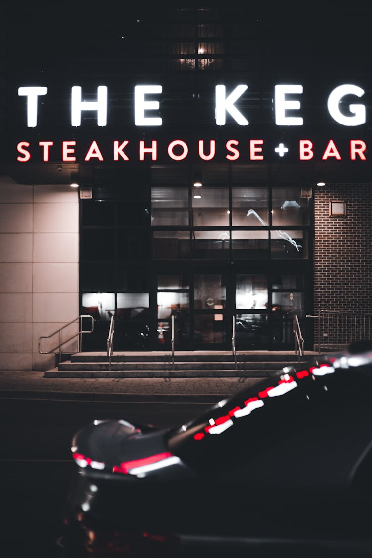 Restaurant Entrance On City Street