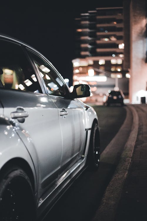 Close-up of a Subaru WRX