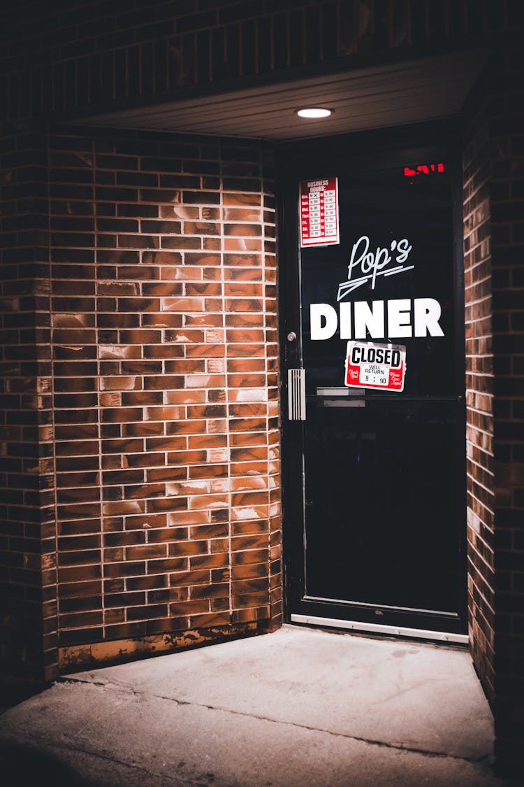 Restaurant Entrance On City Street