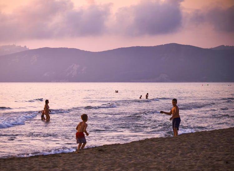 People On The Beach