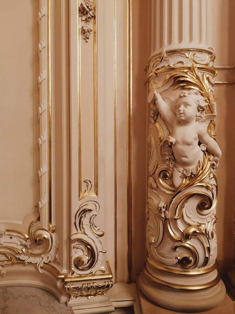 Sculpture On Column