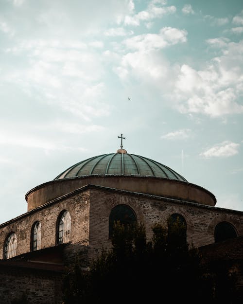 Church Building with Dome Roof