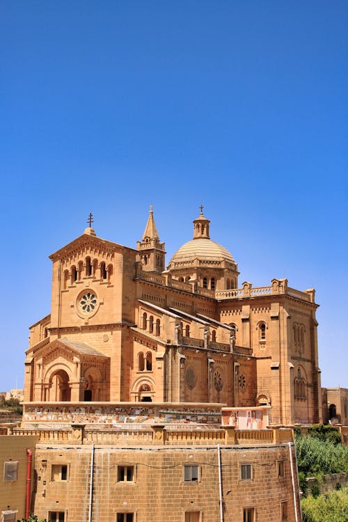 The Basilica of the National Shrine of the Blessed Virgin of Ta' Pinu in Malta