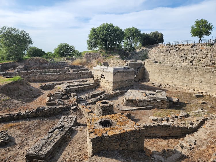 Ruins In The Ancient City Of Troy 