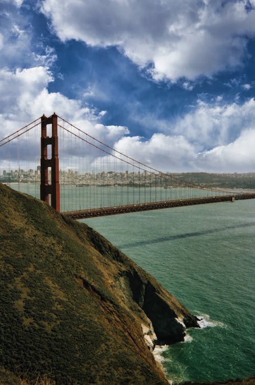 免费 加州的金門大橋, 垂直拍摄, 橋 的 免费素材图片 素材图片