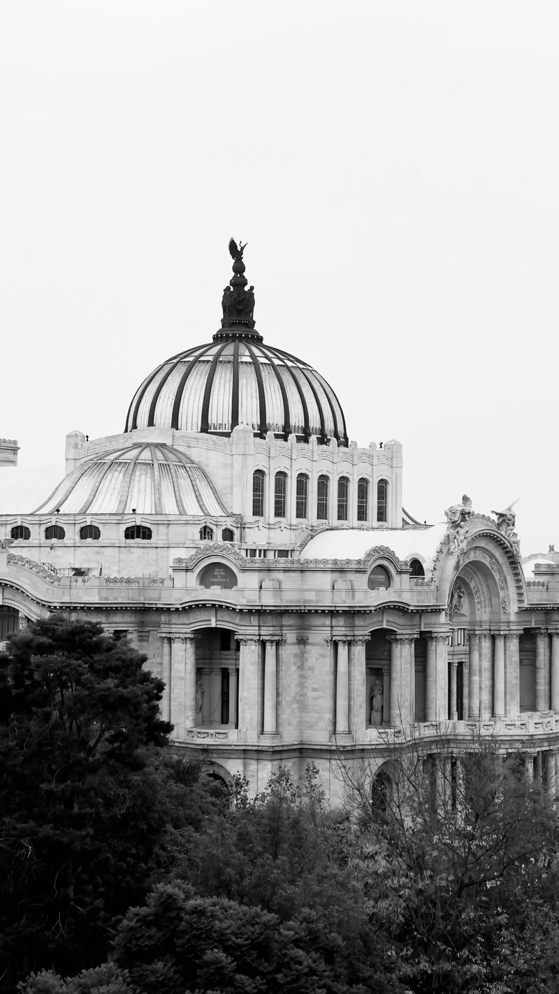 Palacio de Bellas Artes orange domes