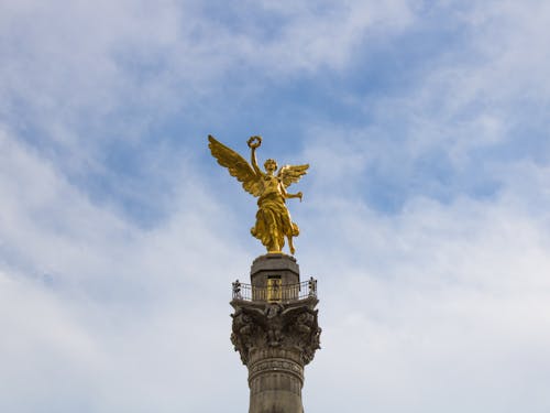 Imagine de stoc gratuită din aripi de inger, auriu, el ángel de la independencia