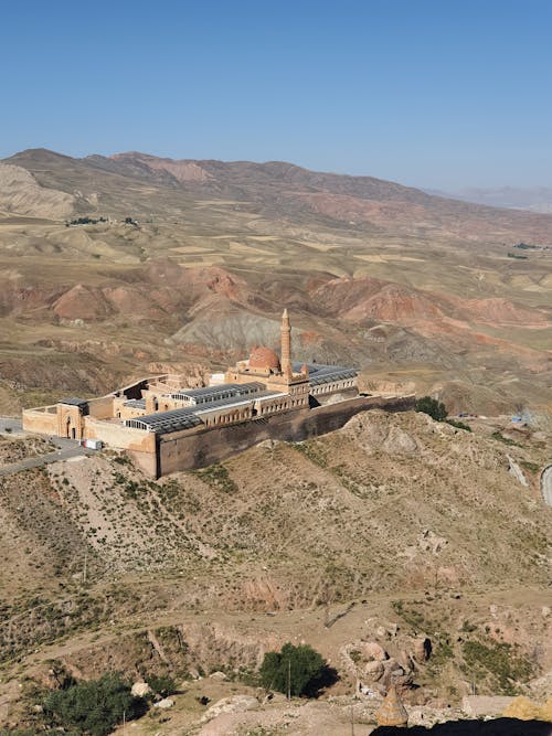 Drone Shot of Ishak Pasha Palace