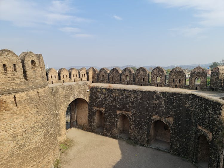 Walls Of Medieval Castle