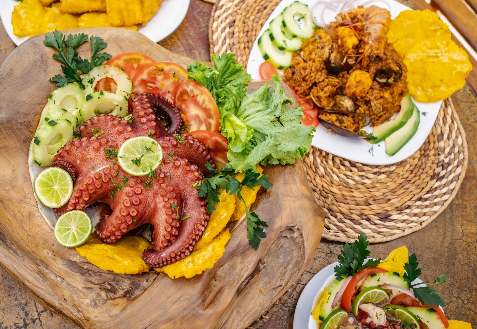 Delicious Caribbean feast