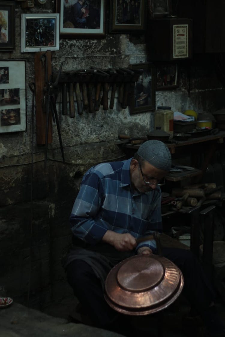 Man At His Workshop