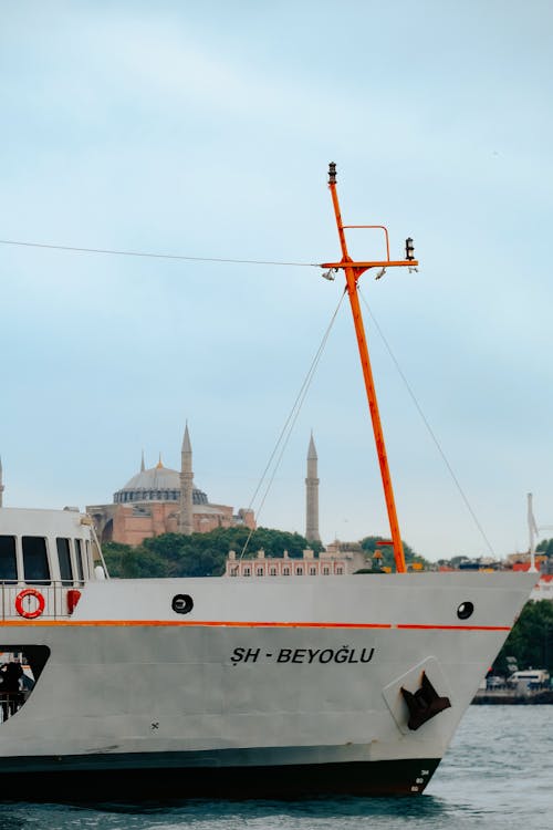 Gratis lagerfoto af båd, bosphorus-strædet, hagia sophia