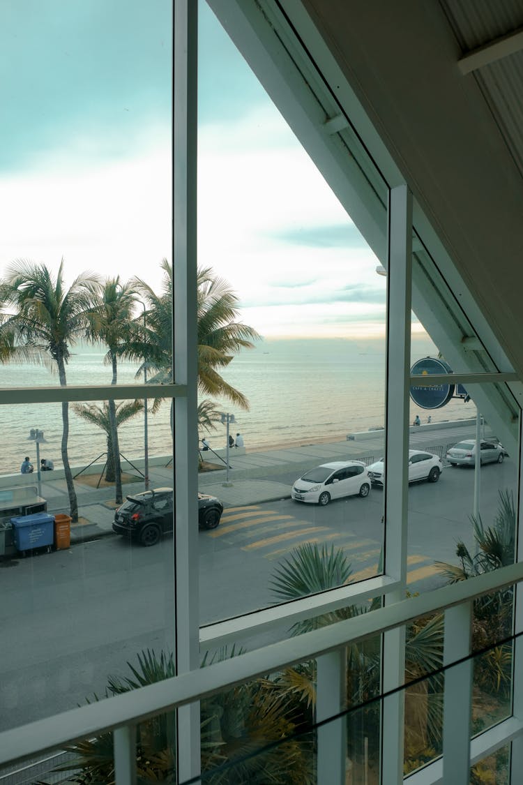 Hotel On Beach Near Sea