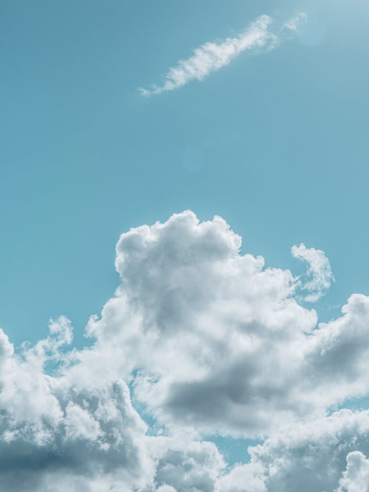 Blue Sky With White Clouds