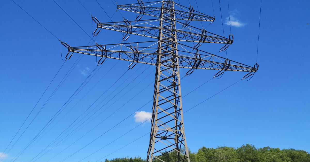 An Electric Post Under the Blue Sky · Free Stock Photo