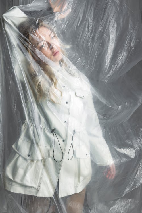 Woman Posing in Studio Photoshoot