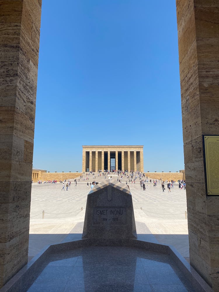 The Mausoleum Of Mustafa In Ankara Turkey