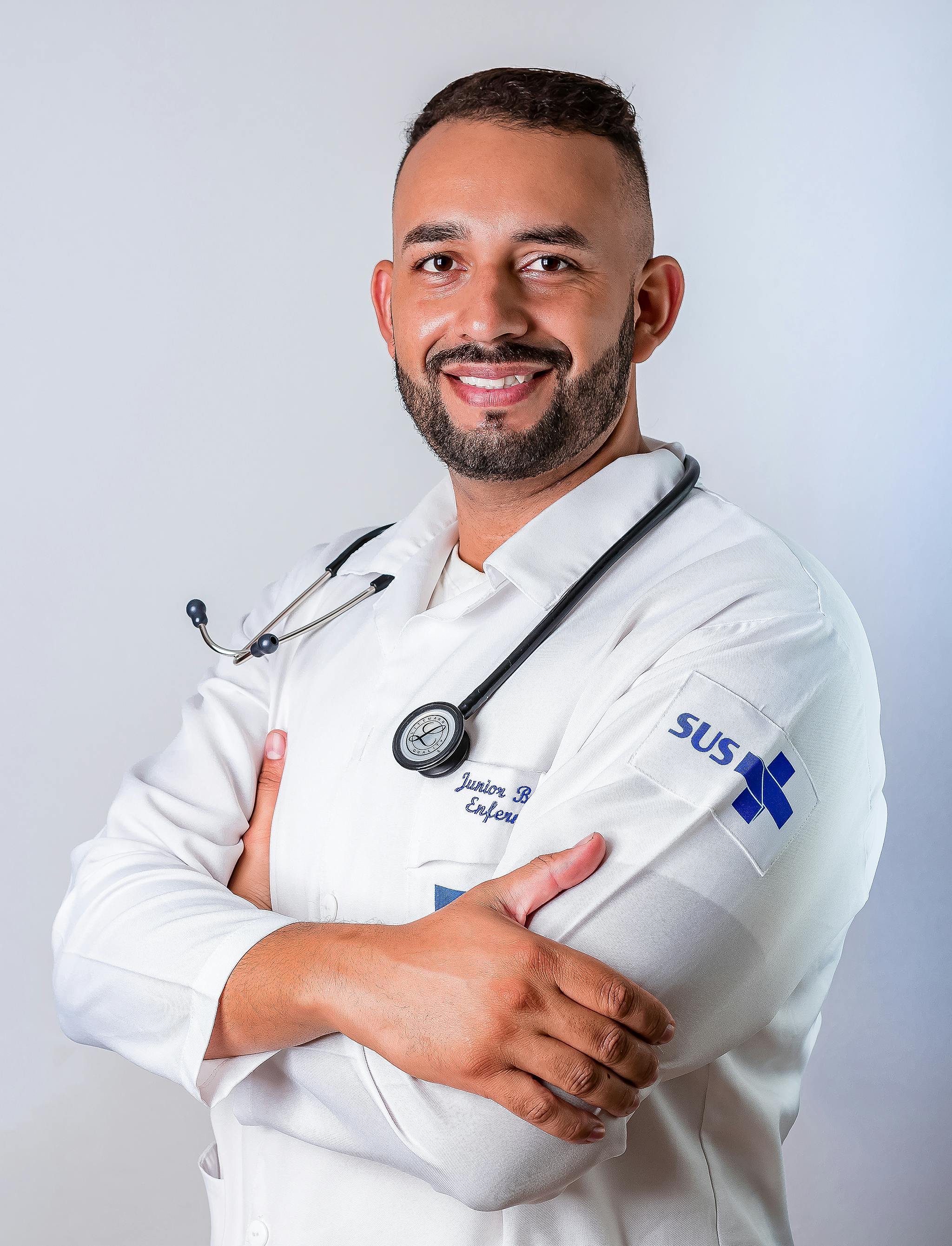 Portrait of a Doctor in a Medical Apron · Free Stock Photo Portrait of a Doctor in a Medical Apron · Free Stock Photo