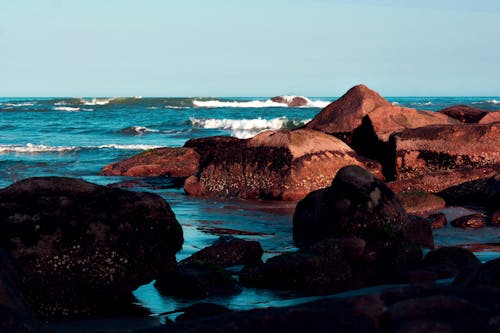 Free stock photo of ocean, rock Stock Photo