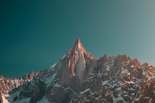  Photo of the The Aiguille du Dru in Mont Blanc Range