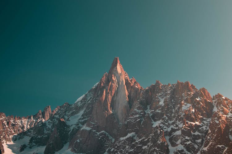  Photo Of The The Aiguille Du Dru In Mont Blanc Range